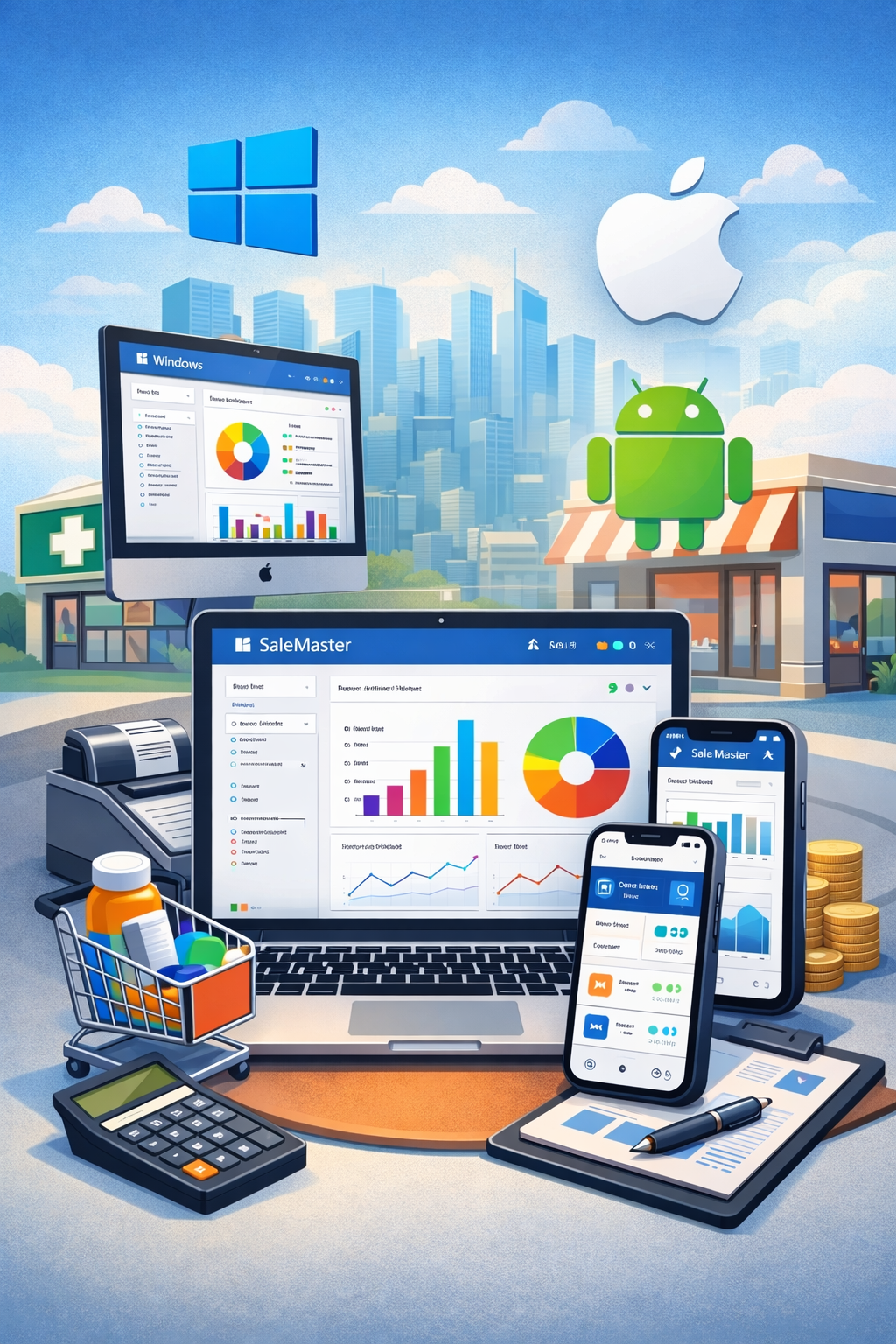 Dashboard SaleMaster Web